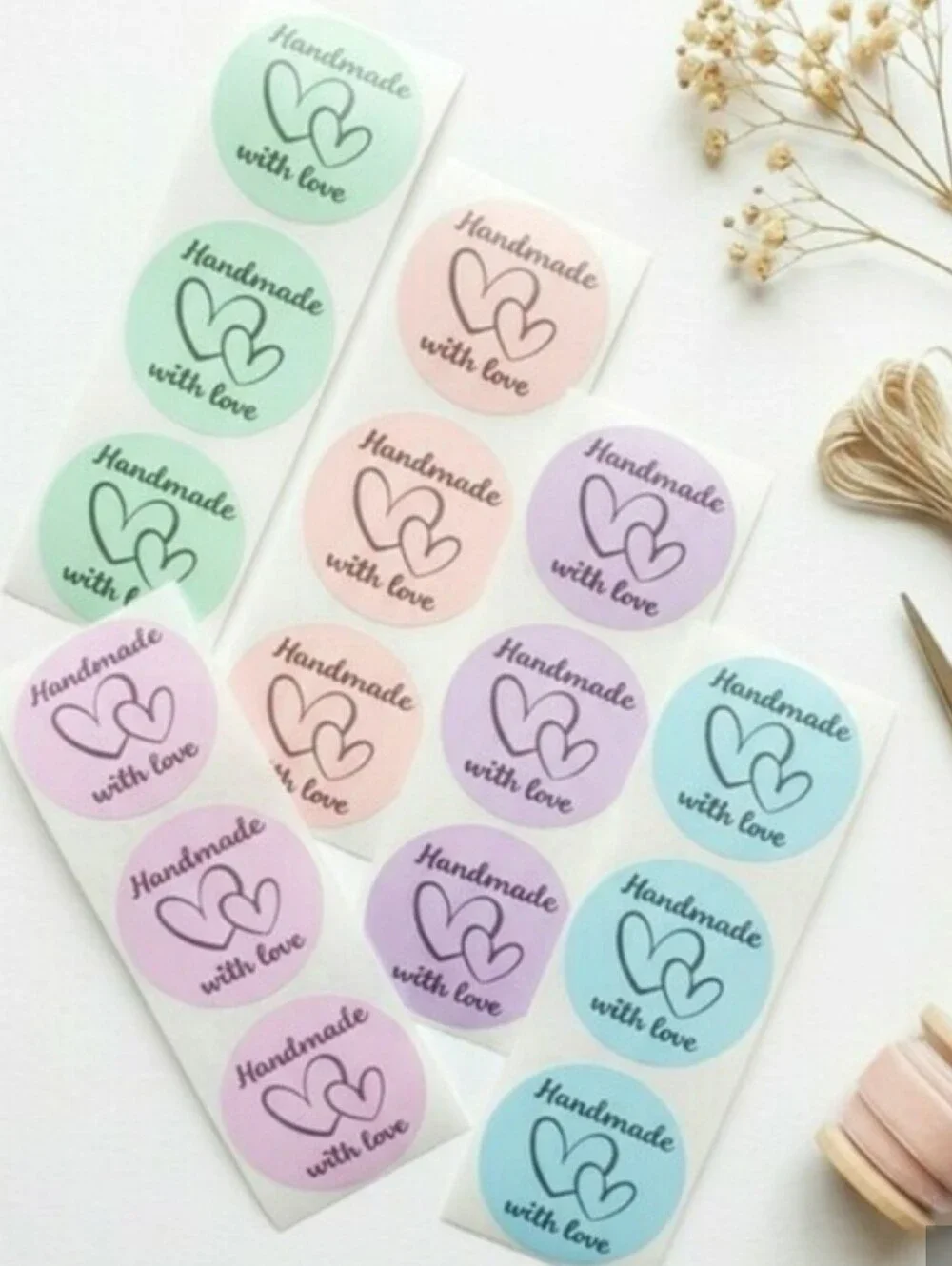3/$15 50 Pcs Thank You Stickers 2